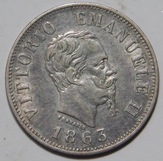 50 Centesimi 1863 Milano