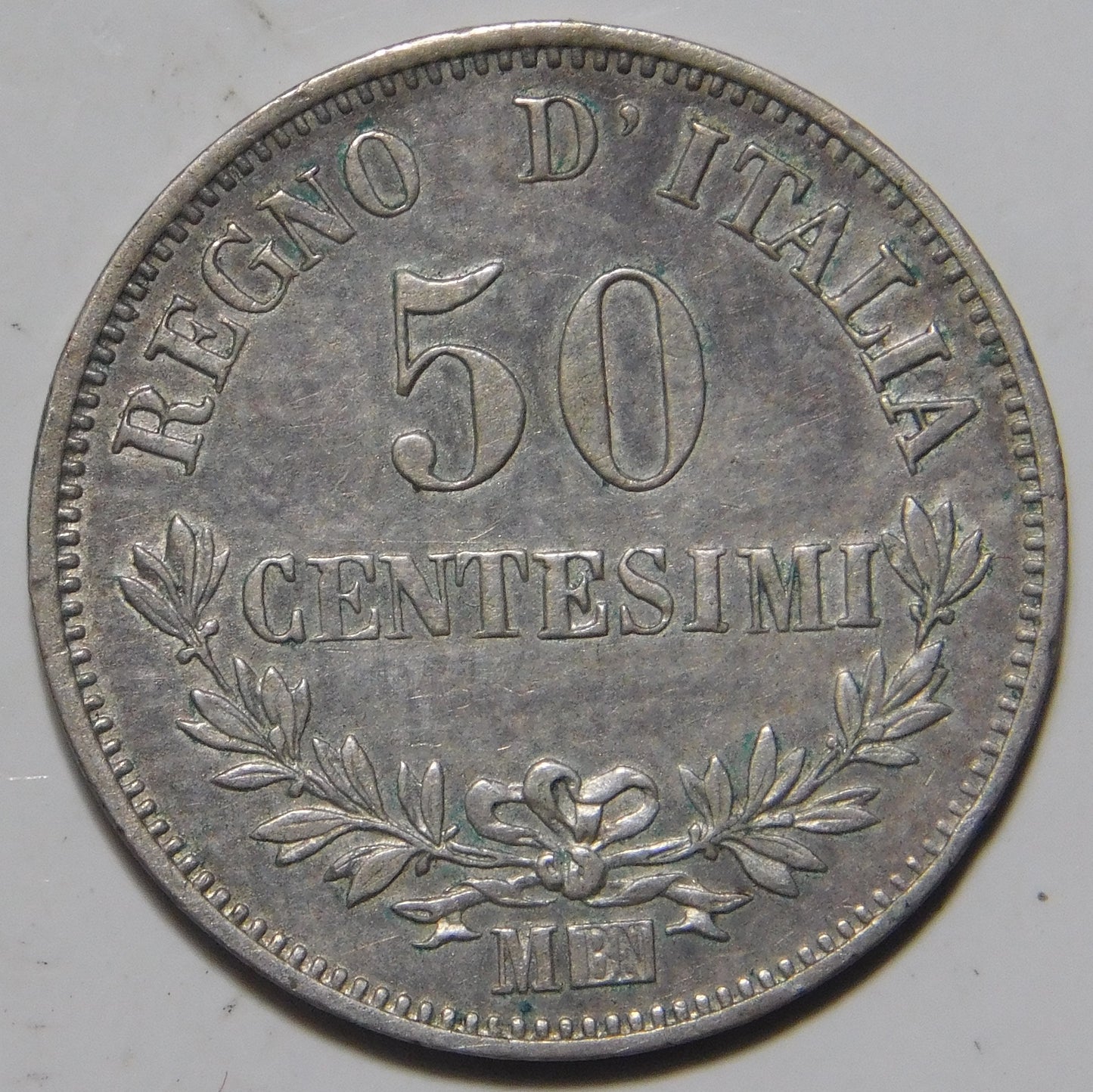 50 Centesimi 1863 Milano