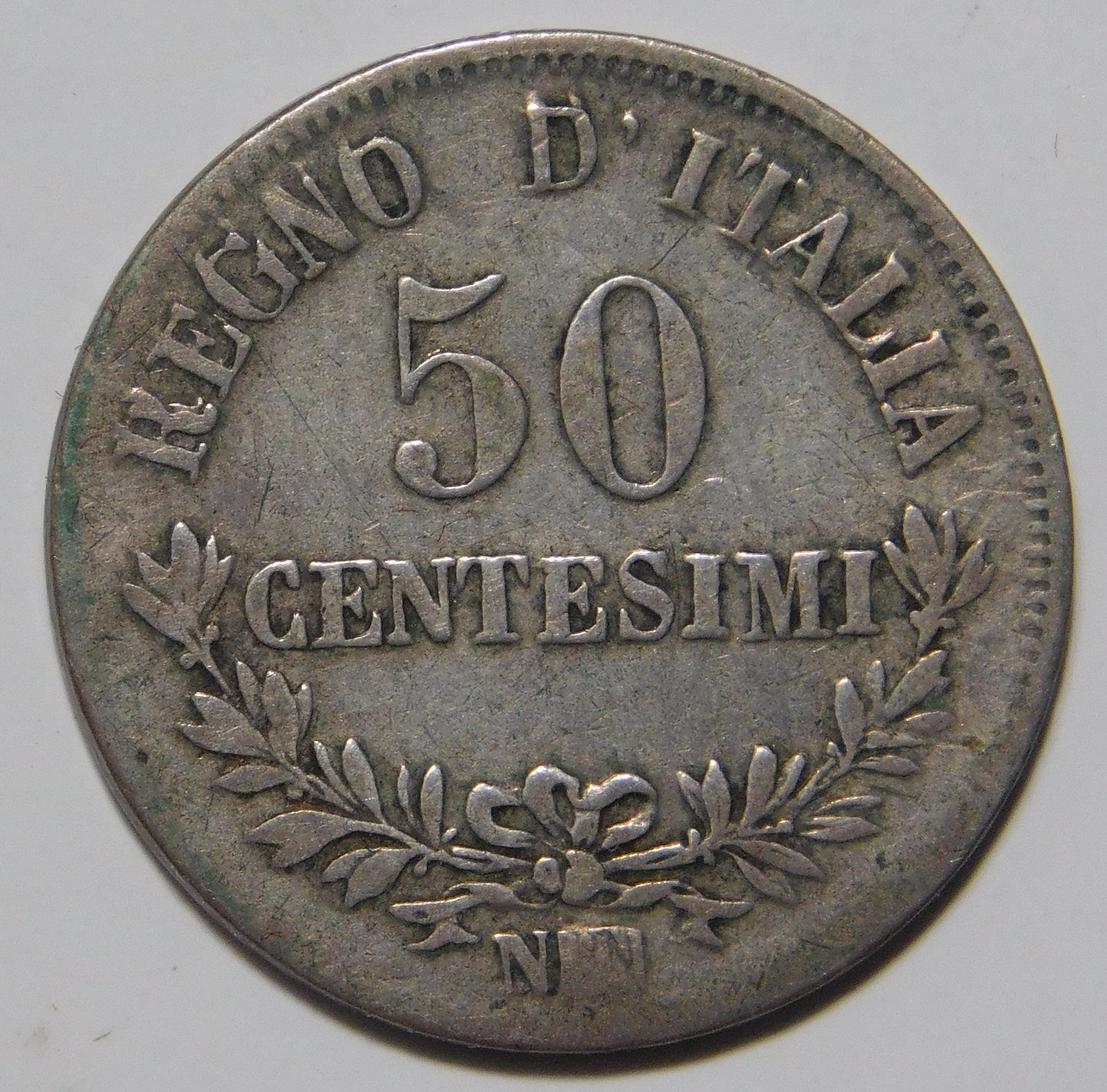 50 centesimi 1867 Napoli