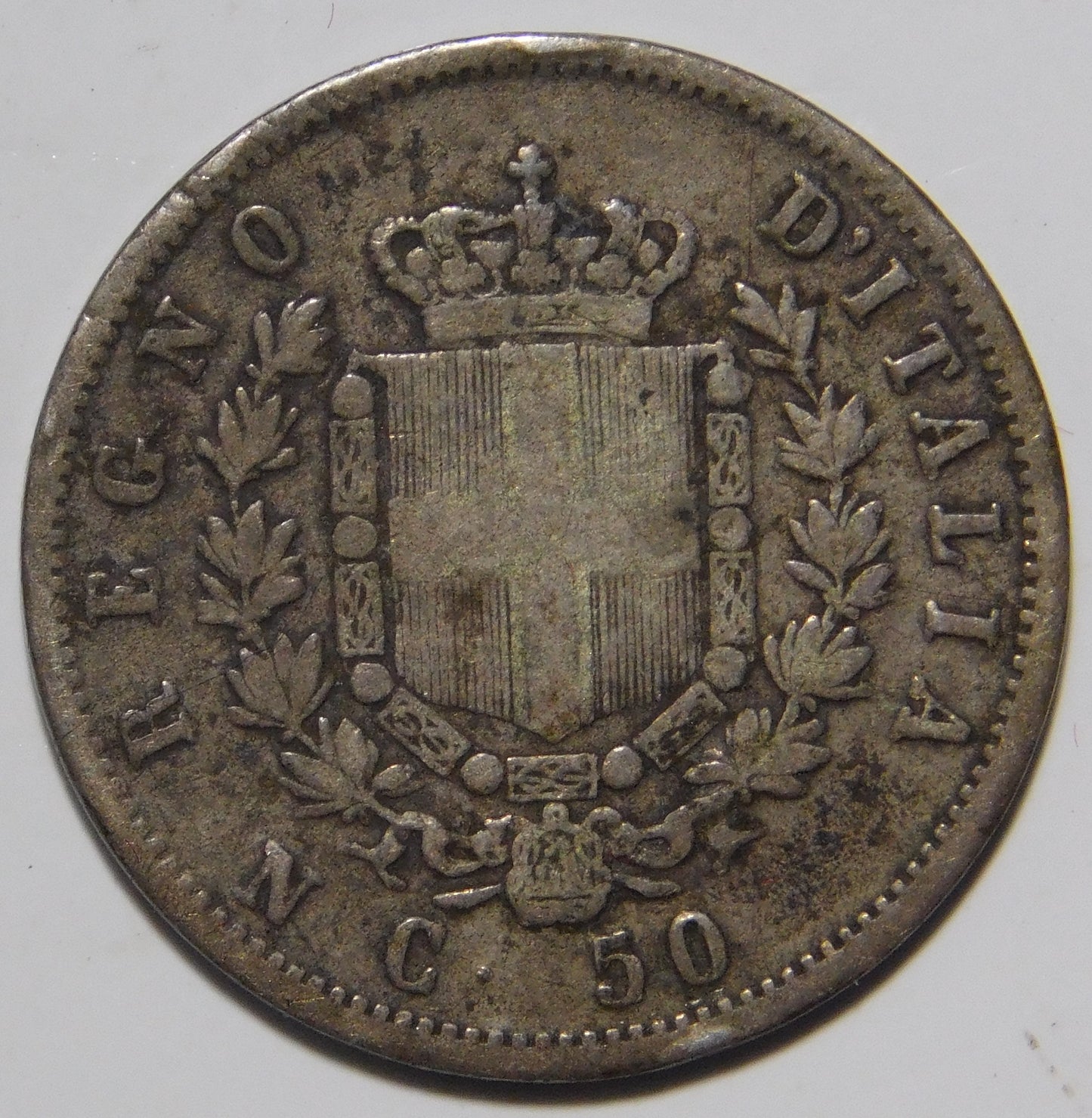 50 centesimi 1862 Napoli