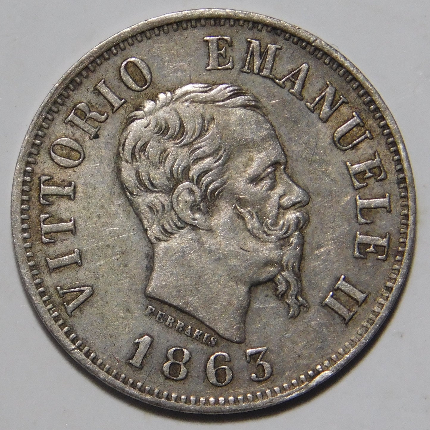50 centesimi  1863 Milano