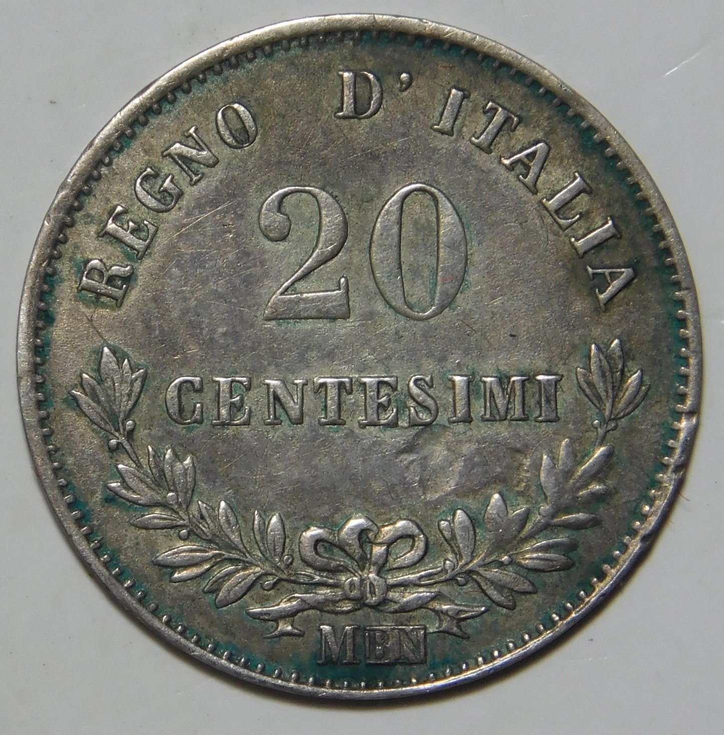 20 Centesimi 1863 Milano