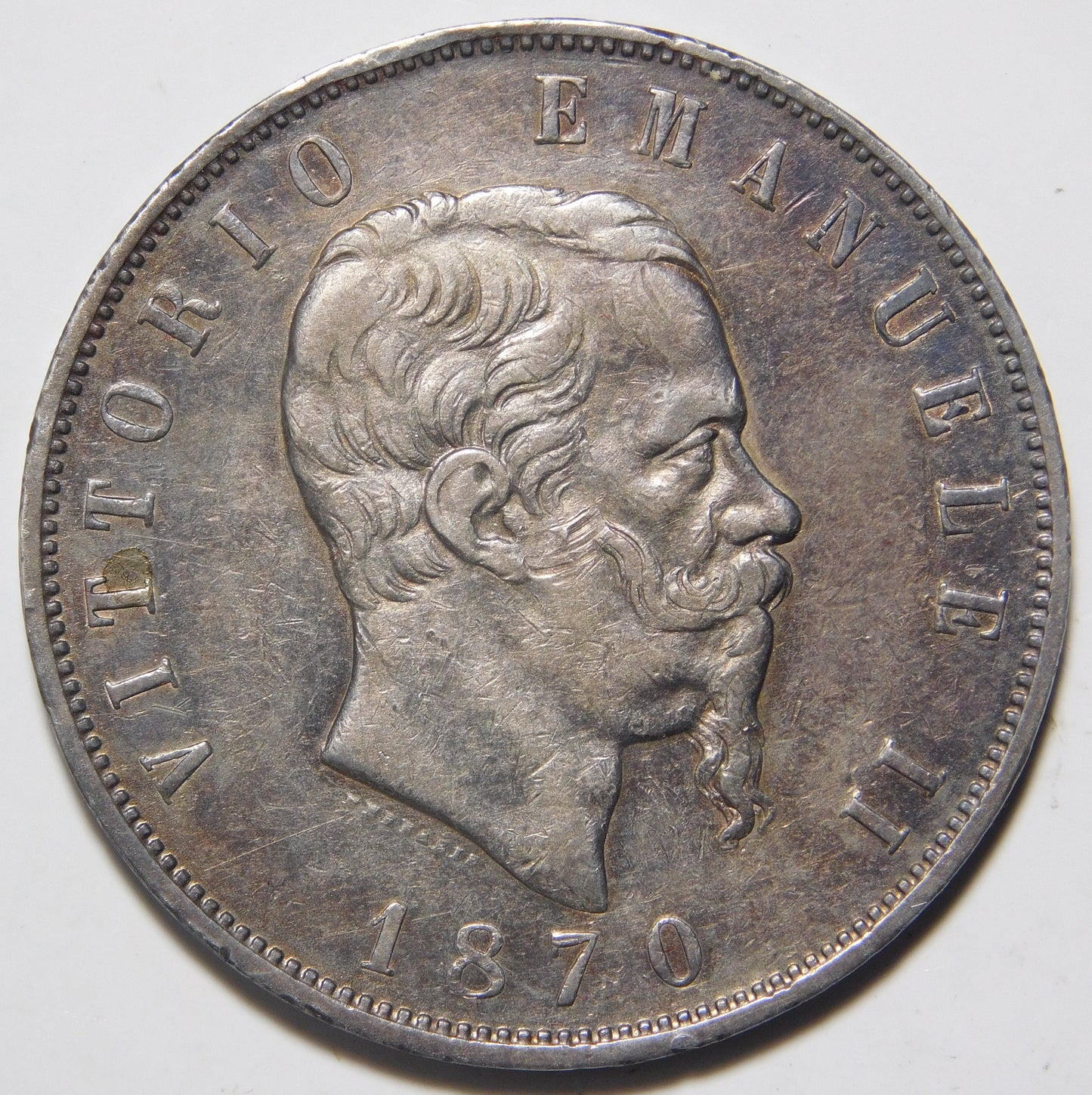 5 lire 1870 Roma