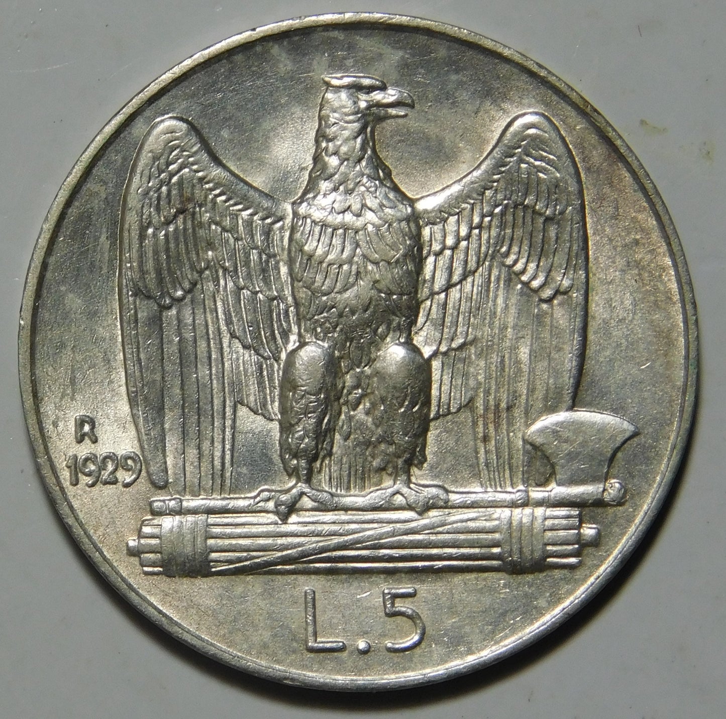 5 LIRE 1929