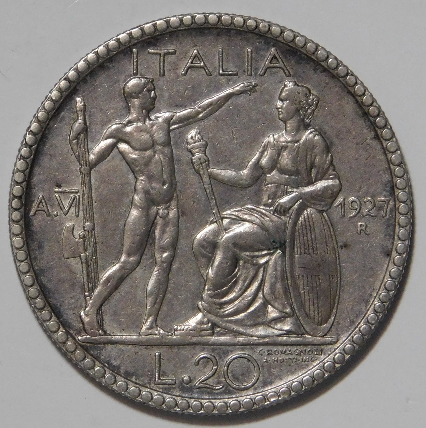 20 lire 1927