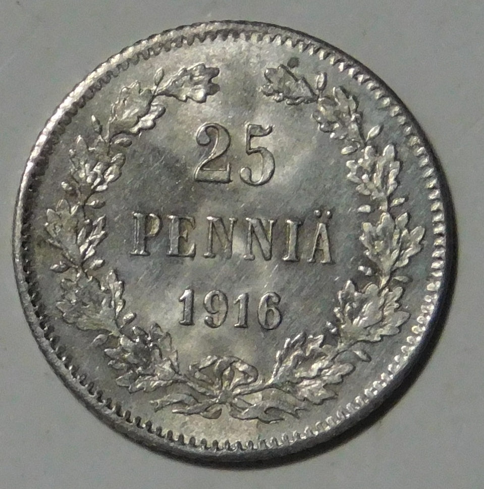 25 pennia 1916