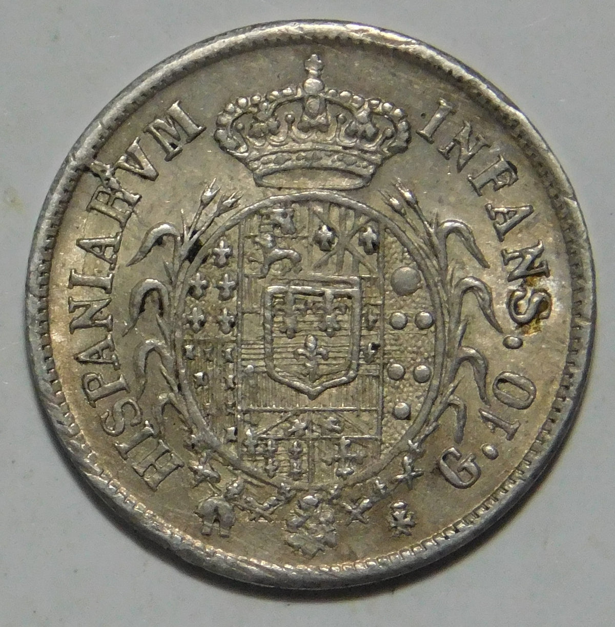 Carlino da 10 grana 1818