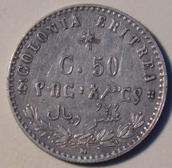 50 centesimi 1890 Milano