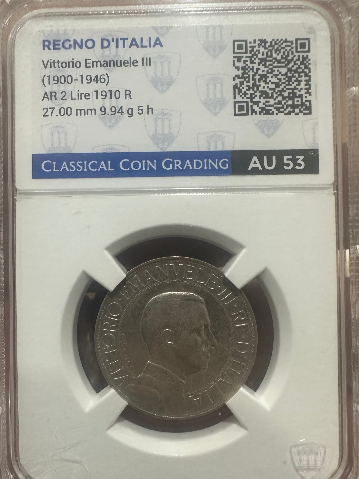 2 lire 1910