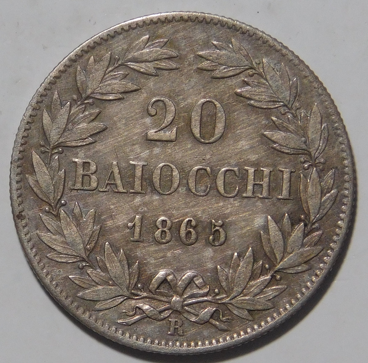 20 baiocchi 1865