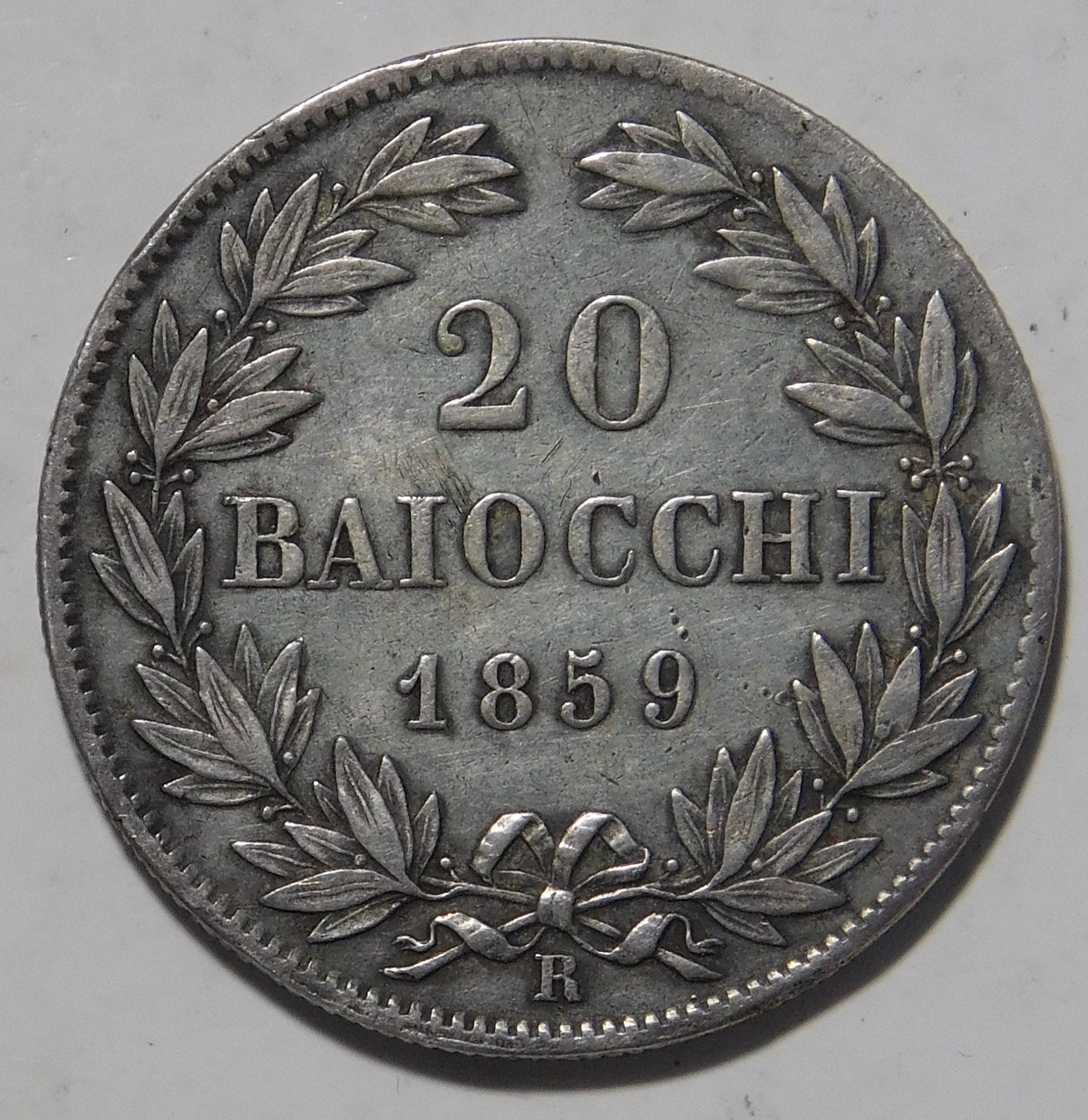 20 baiocchi 1859
