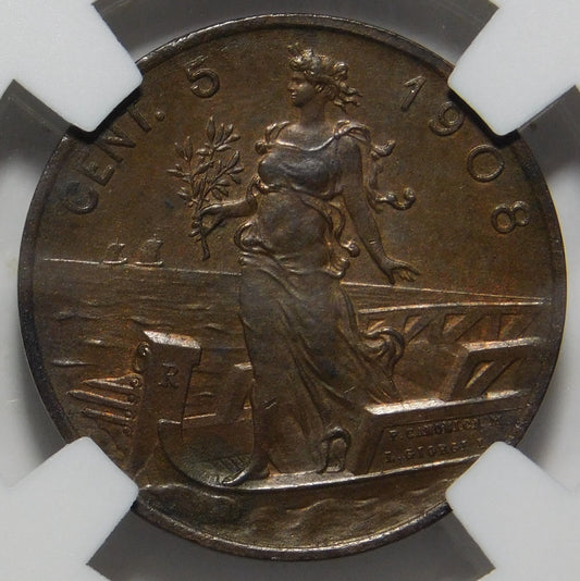 5 Centesimi 1908
