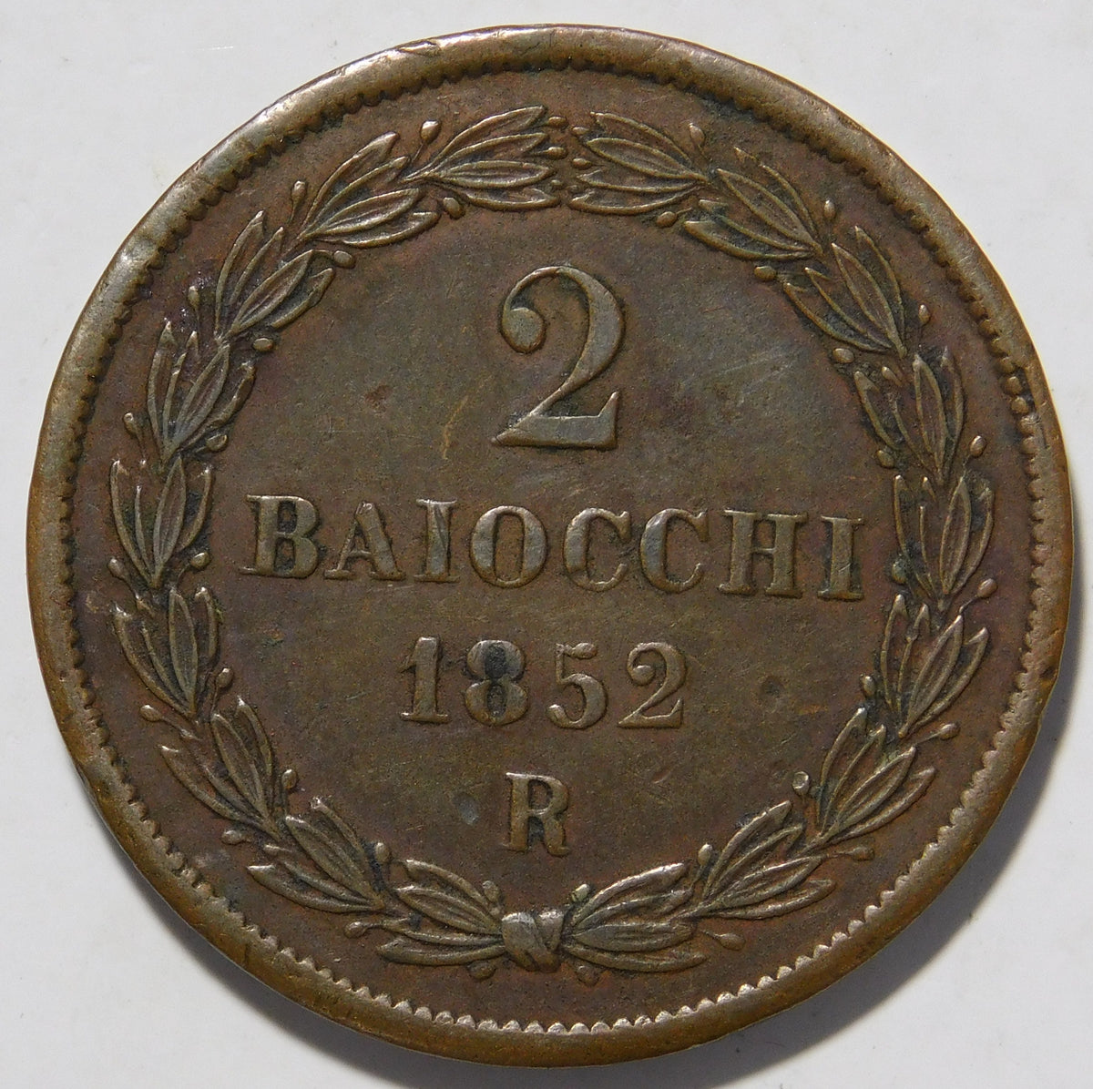 2 baiocchi 1852 Roma