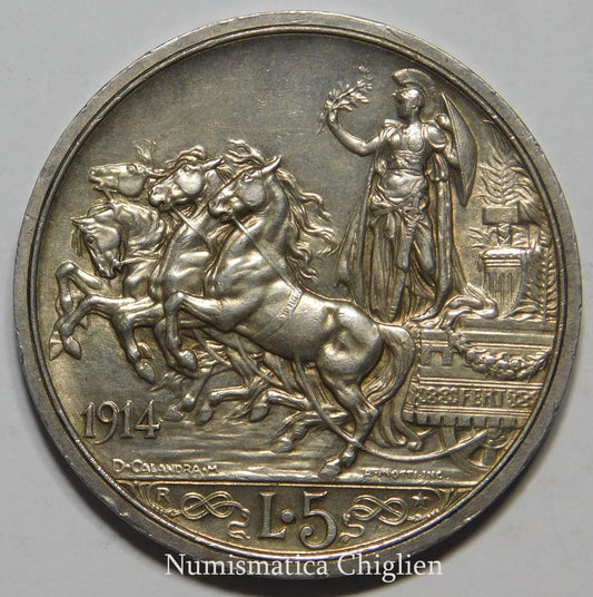 5 Lire 1914