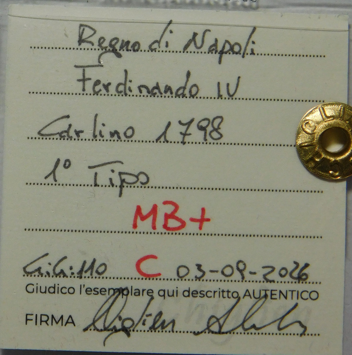 Carlino 1798