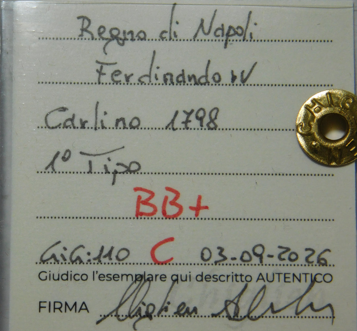 carlino 1798