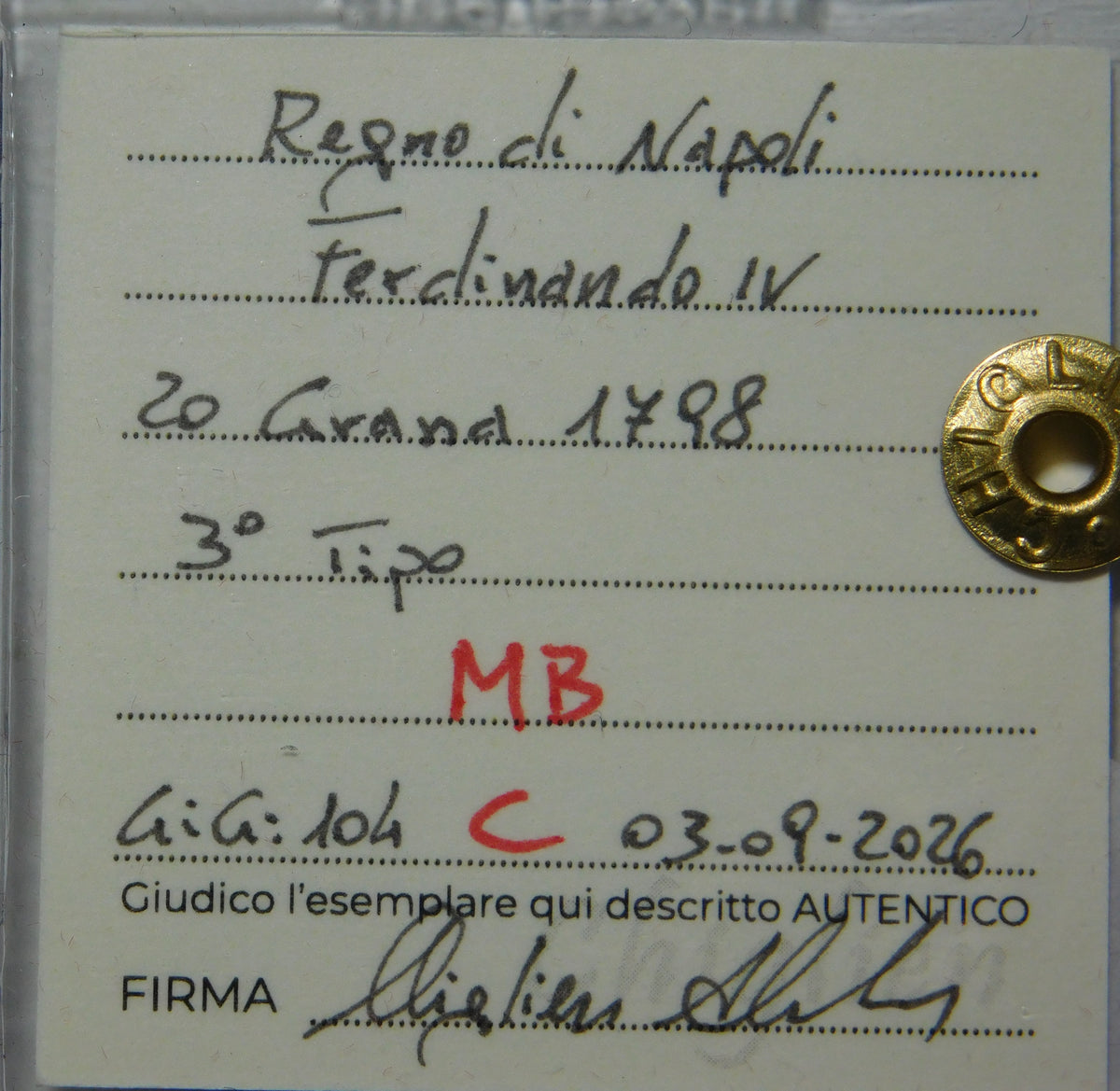 20 Grana 1798