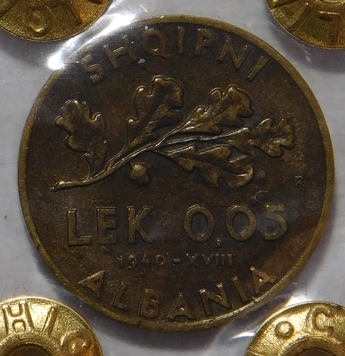 0,05 lek 1940 XVIII