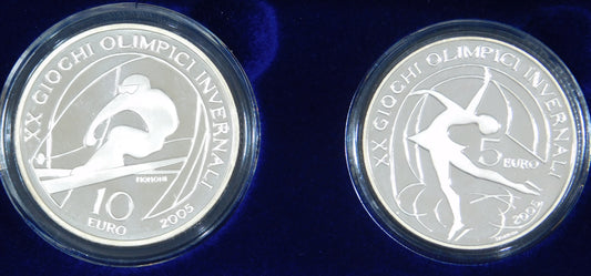dittico 5 e 10 euro Torino 2006