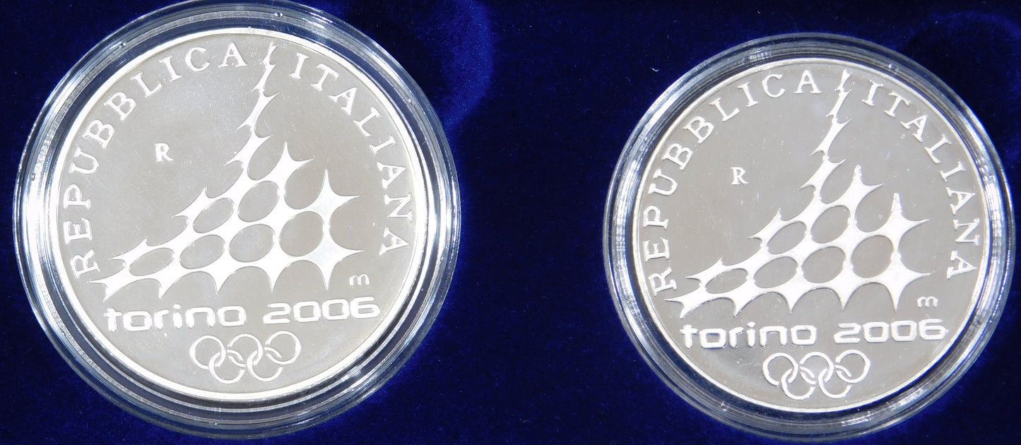 dittico 5 e 10 euro Torino 2006