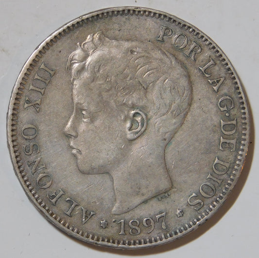 5 Pesetas 1897