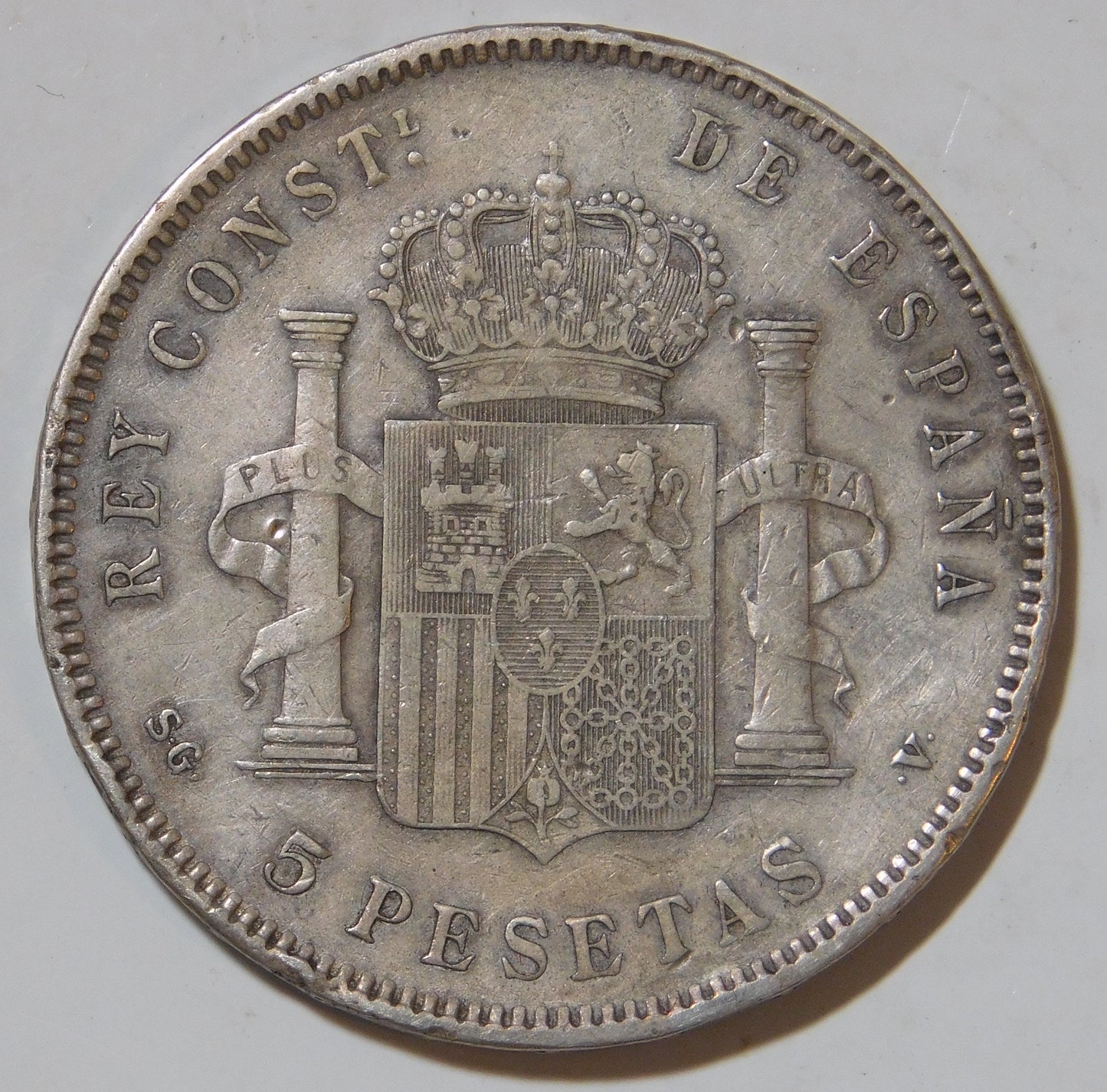 5 Pesetas 1897