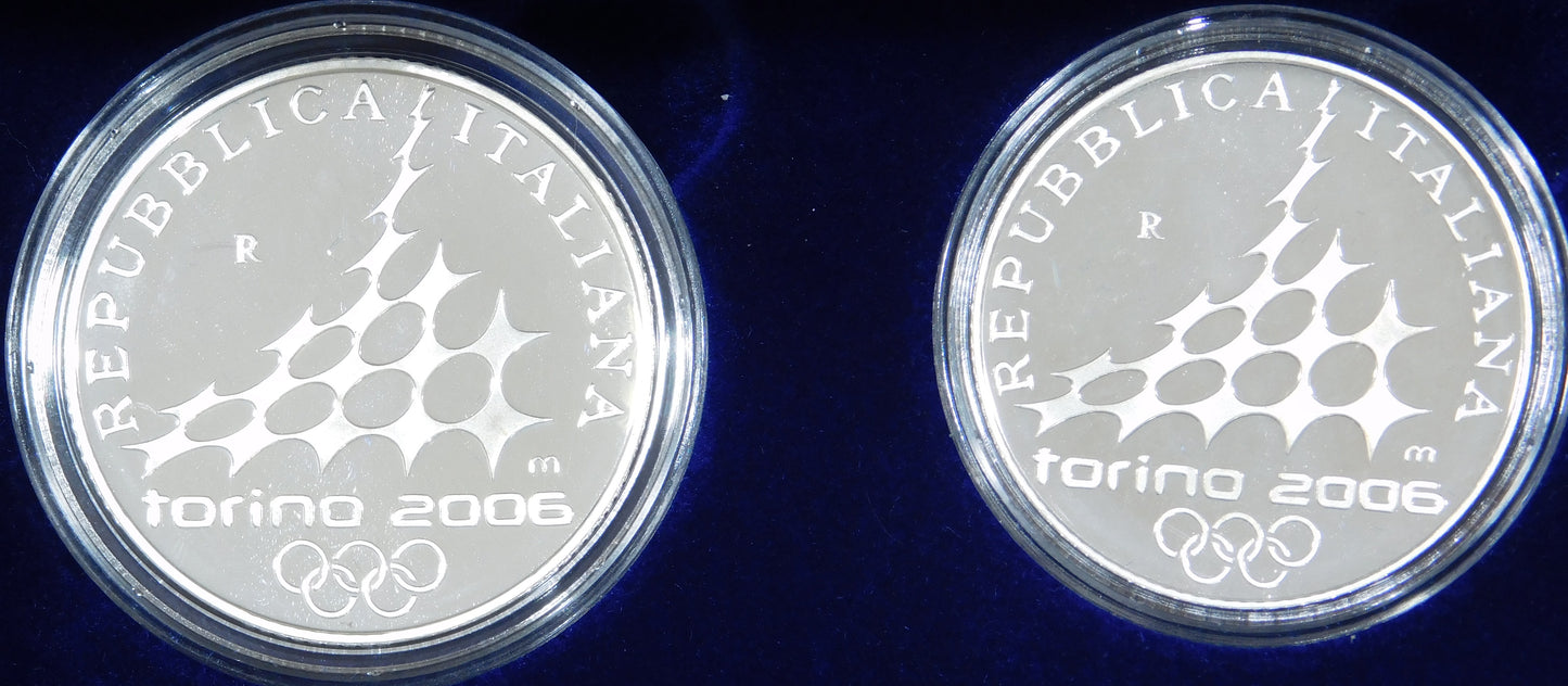 dittico 5 e 10 euro Torino 2006