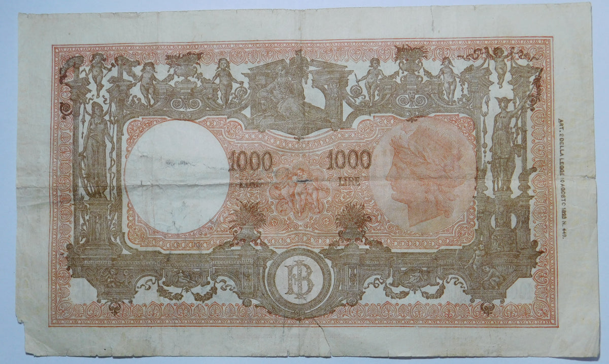 lire 1.000 Grande M