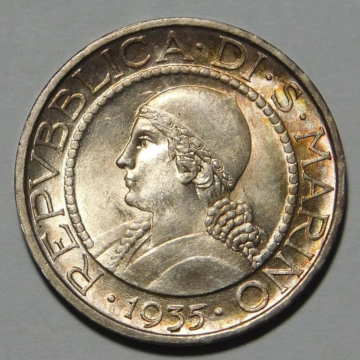 5 lire 1935