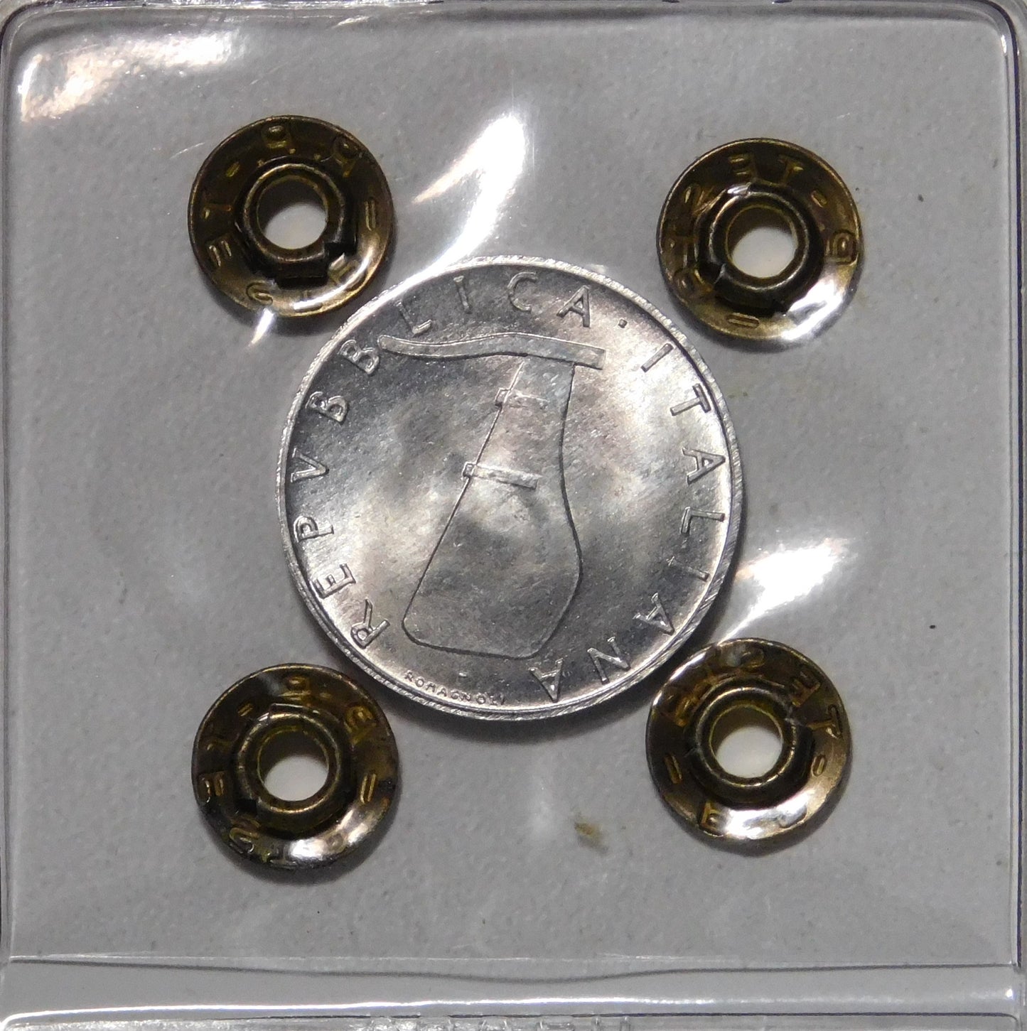 5 lire 1969 (1 rovesciato)