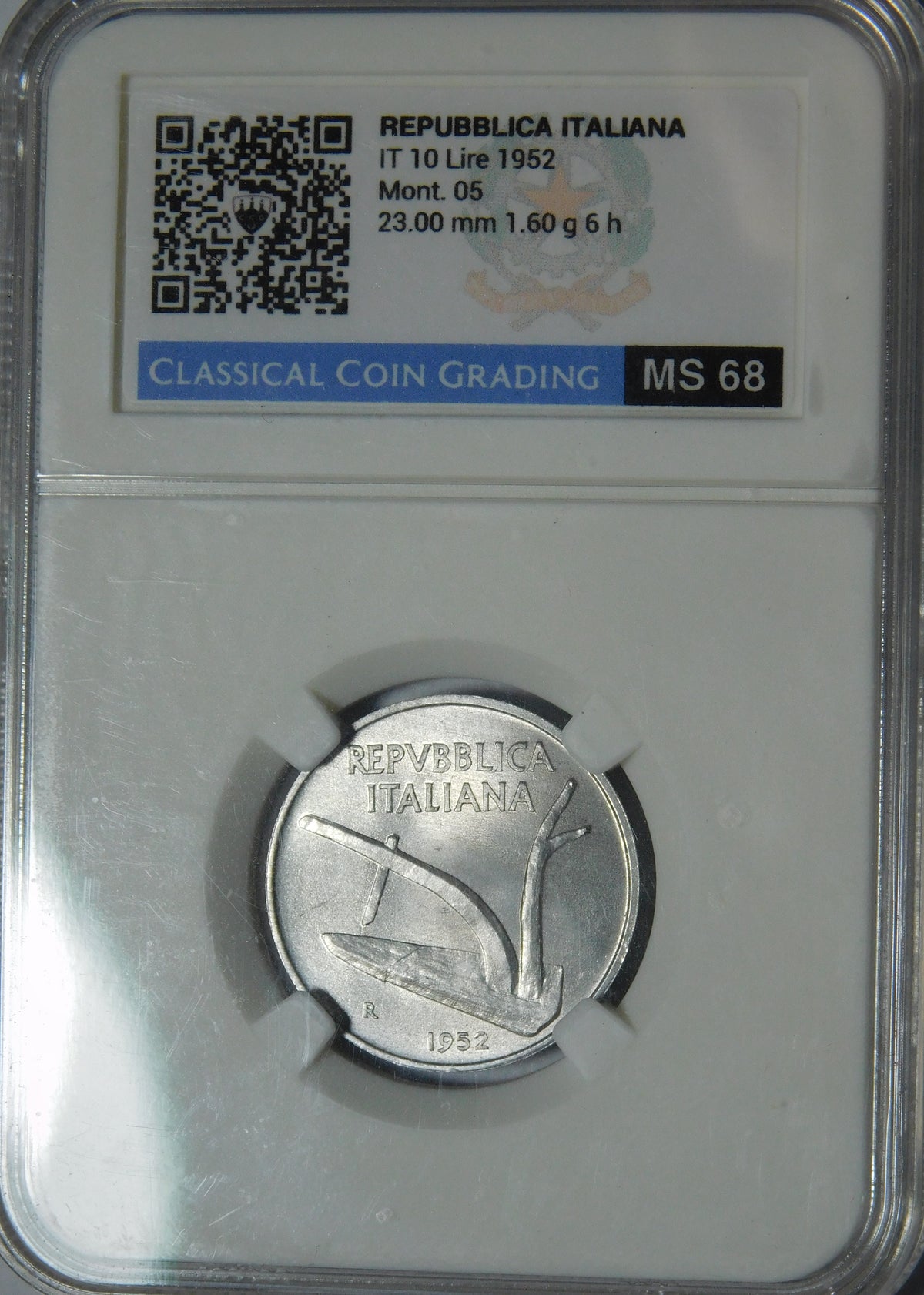 10 lire 1952