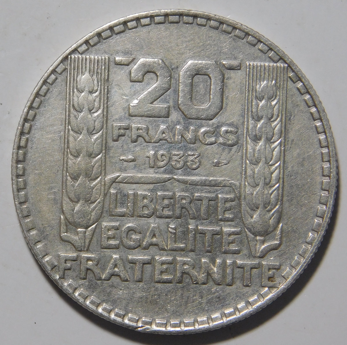 20 franchi 1933