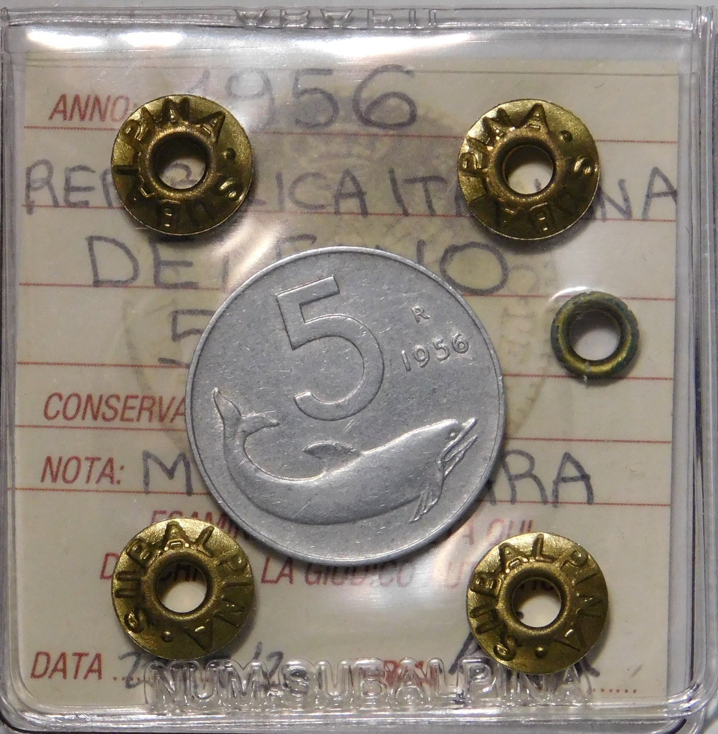 5 lire 1956