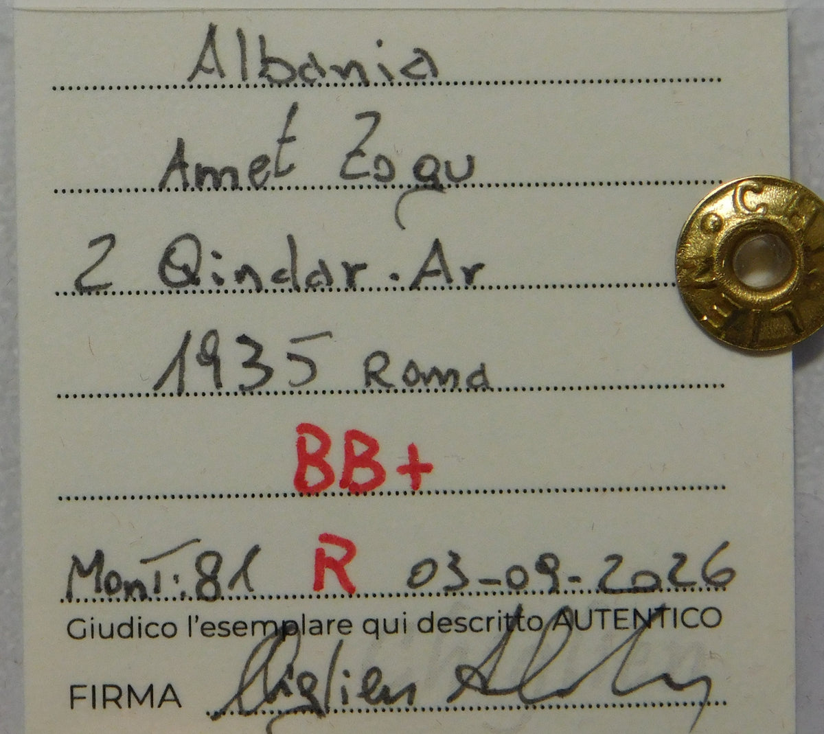 2 Qindar Ar 1935
