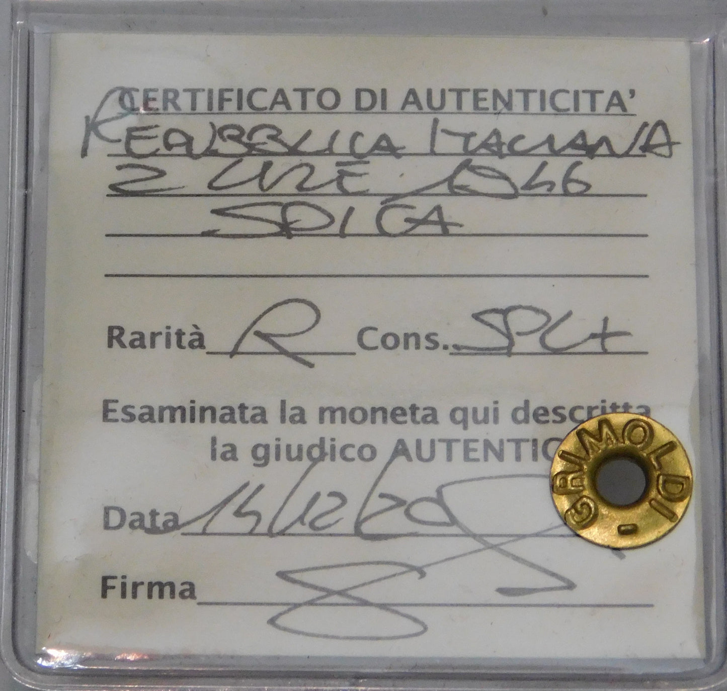 2 lire 1946