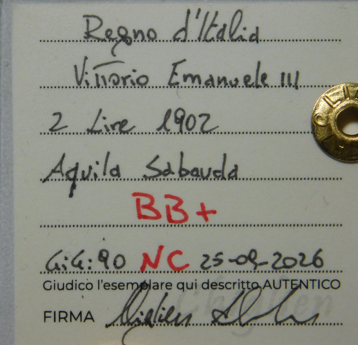 2 lire 1902