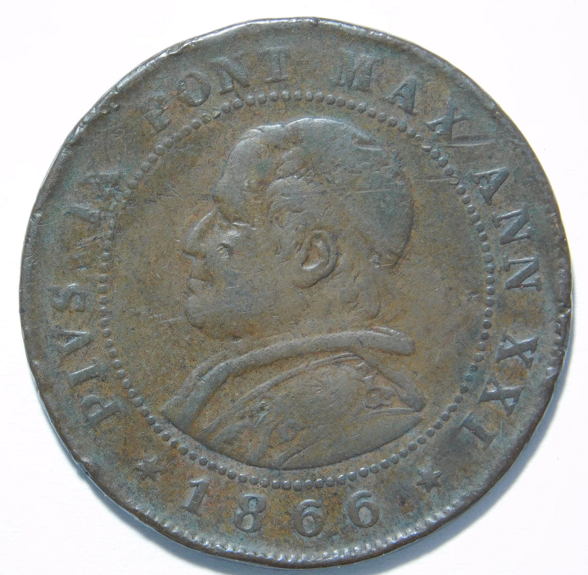 2 soldi 1866 Roma