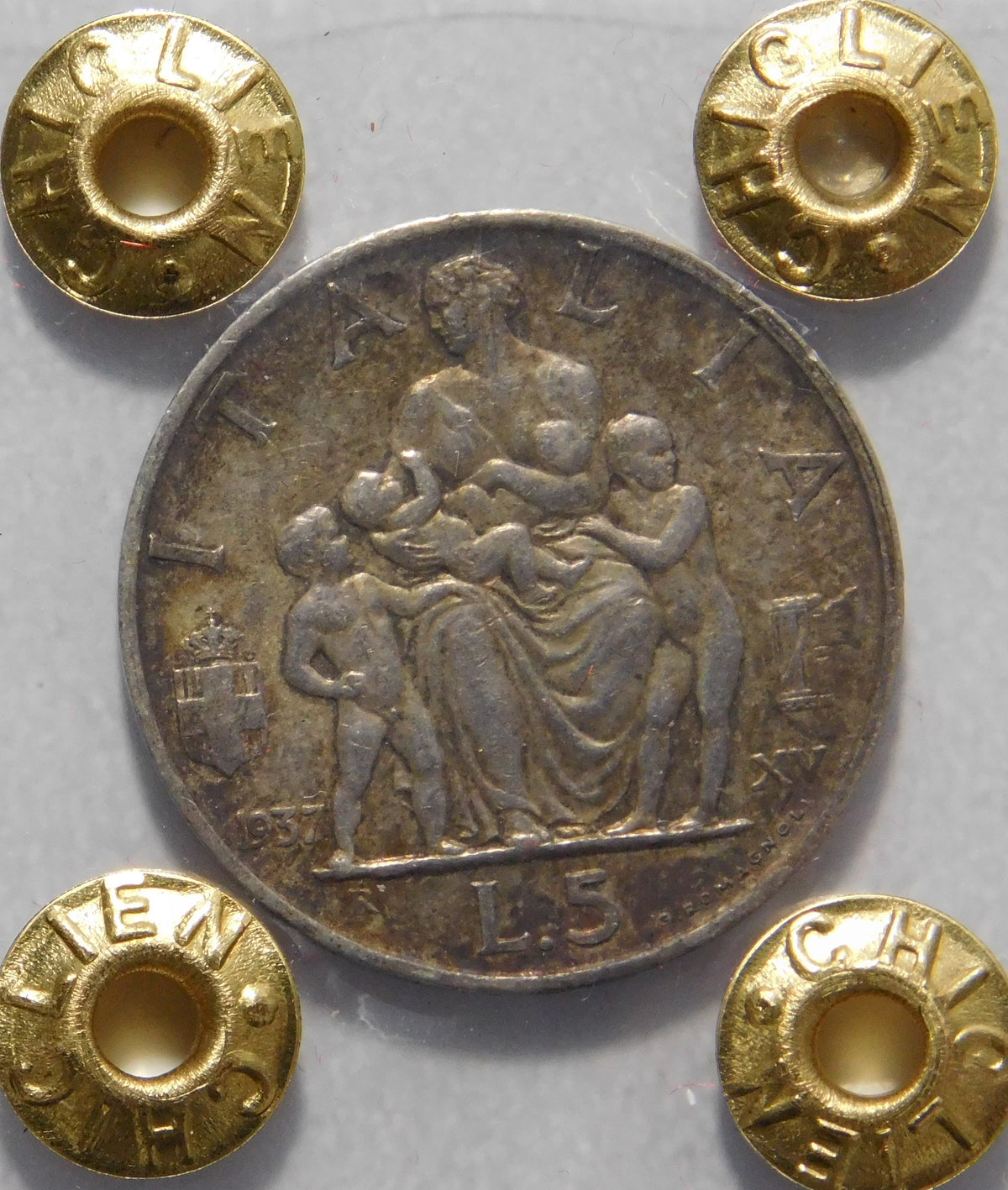 5 lire 1937