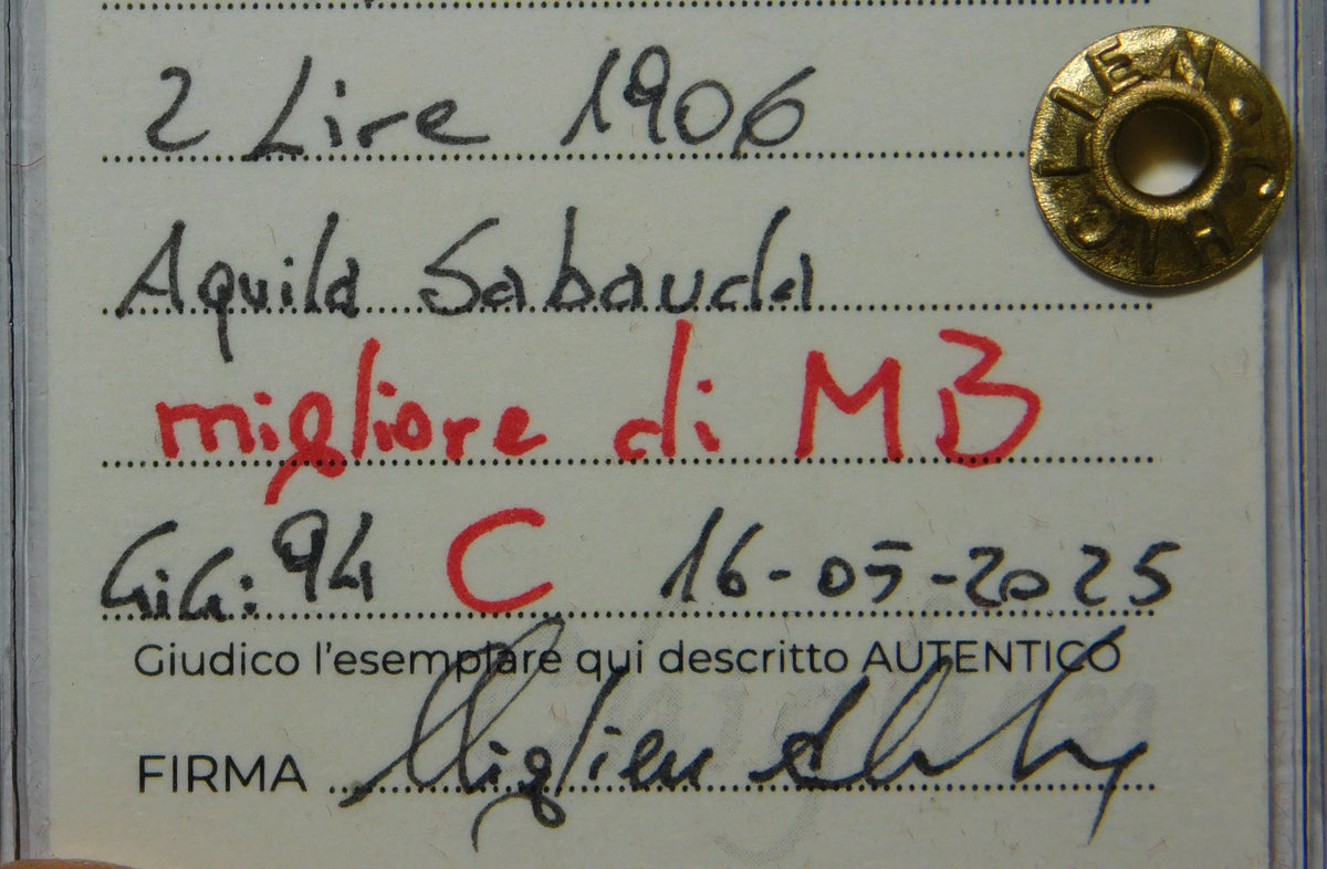 2 lire 1906