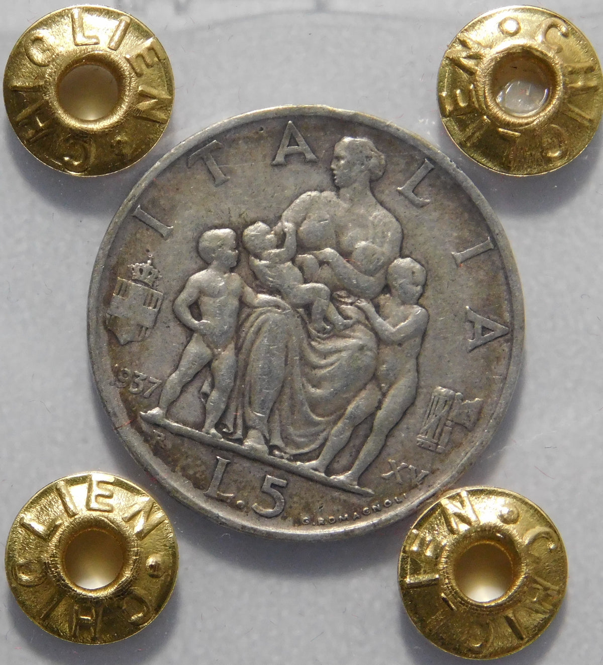 5 lire 1937