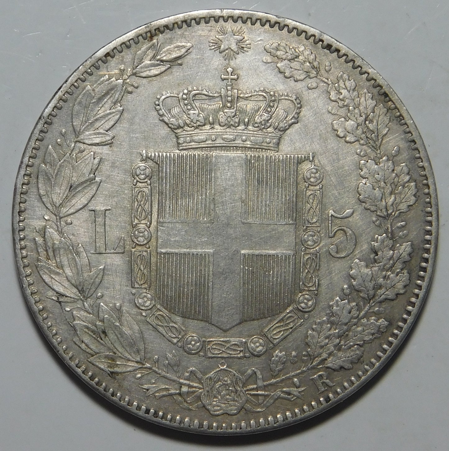 5 lire 1879