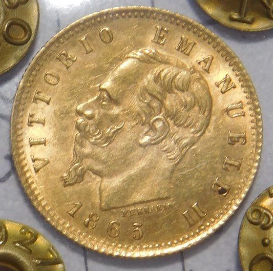 5 Lire 1865 Torino