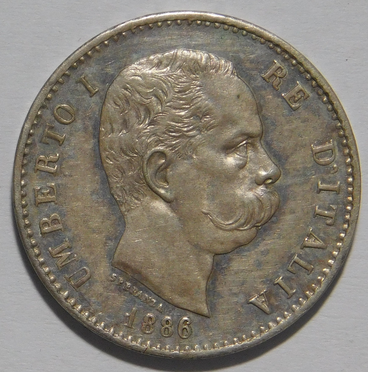 1 lira 1886