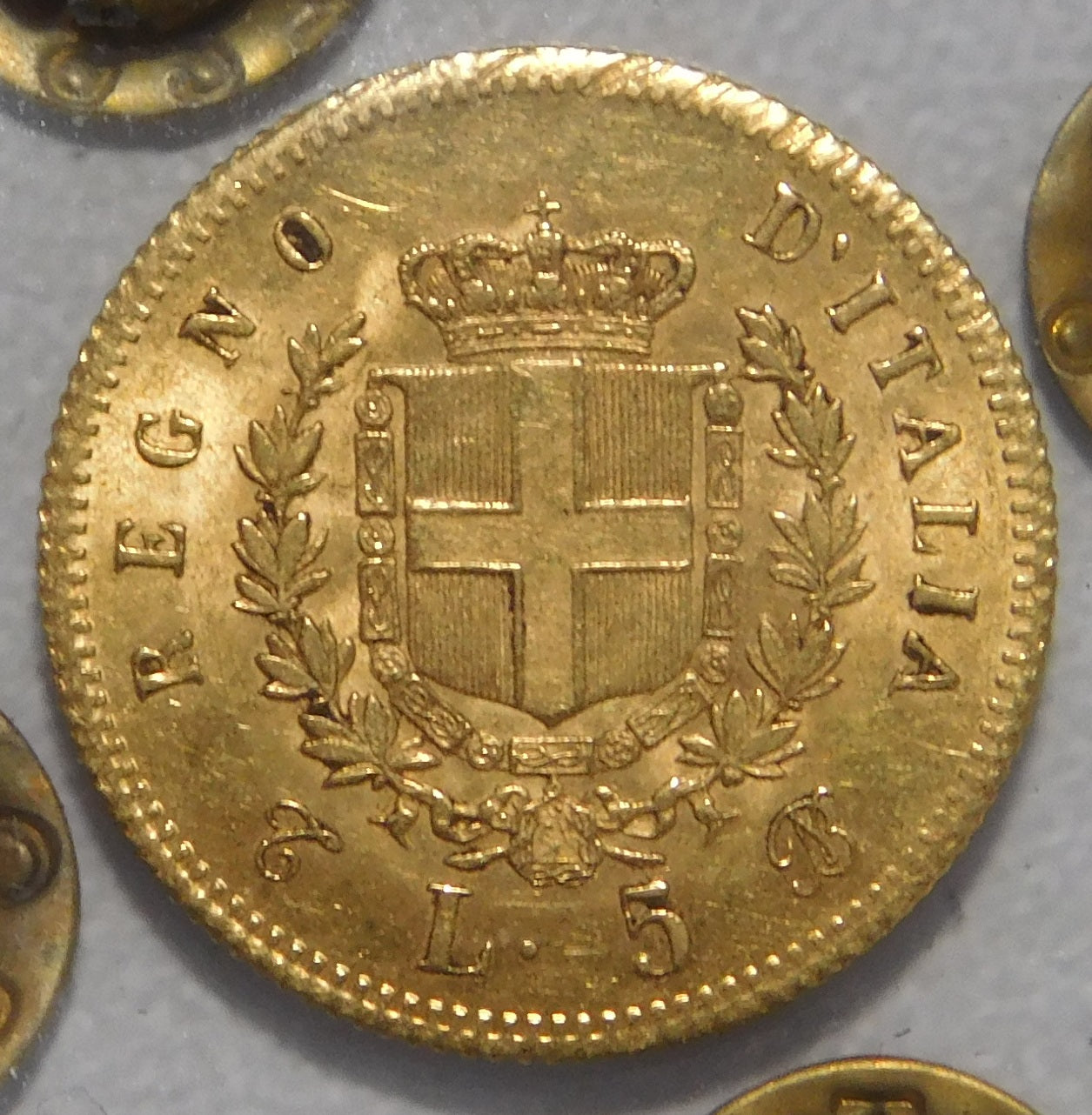 5 Lire 1865 Torino