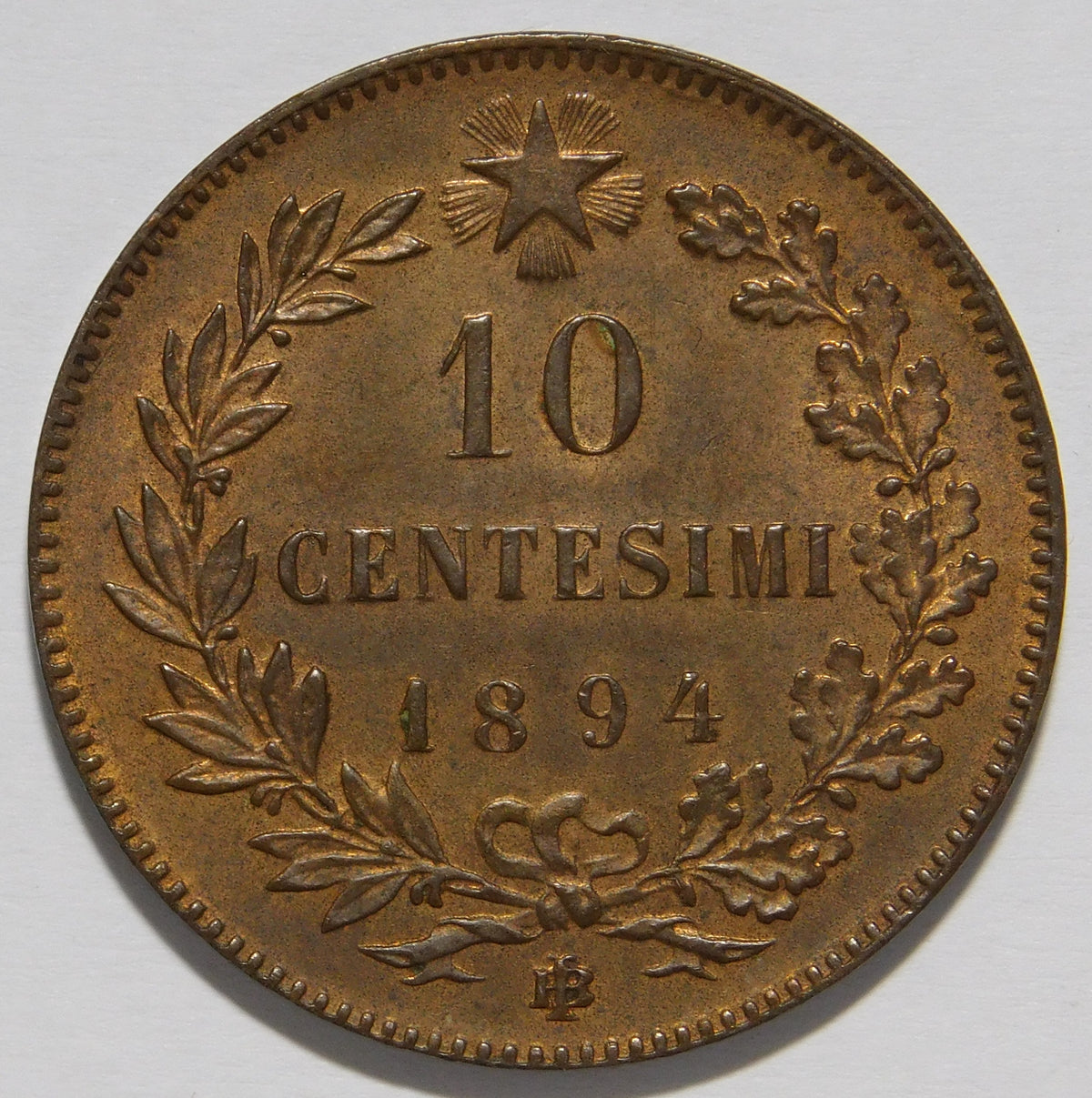 10 centesimi 1894