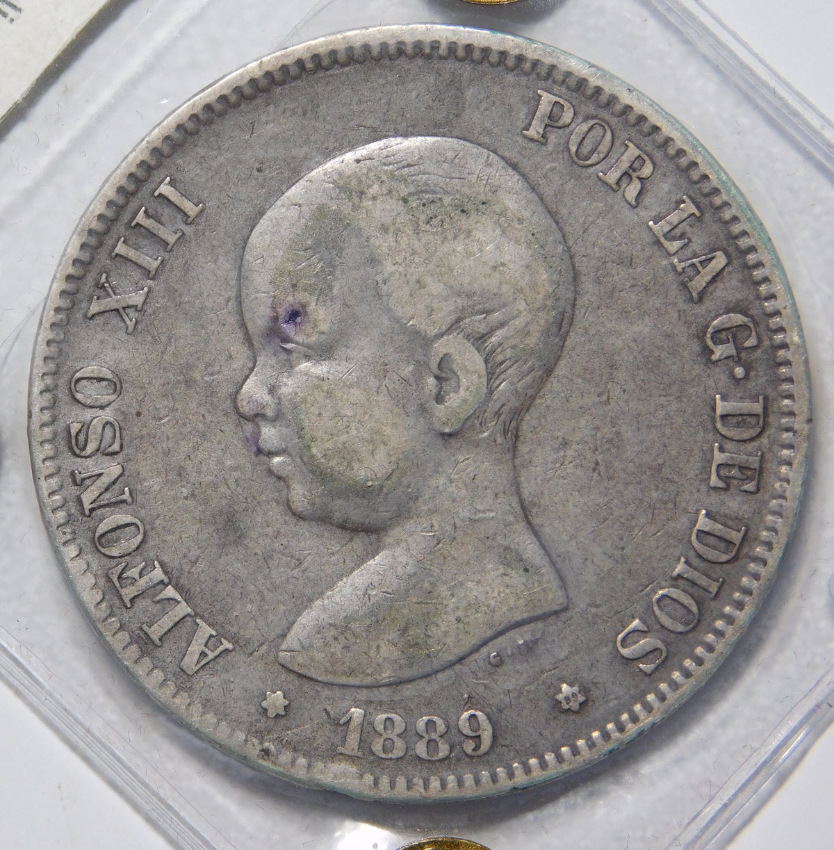 5 pesetas 1889