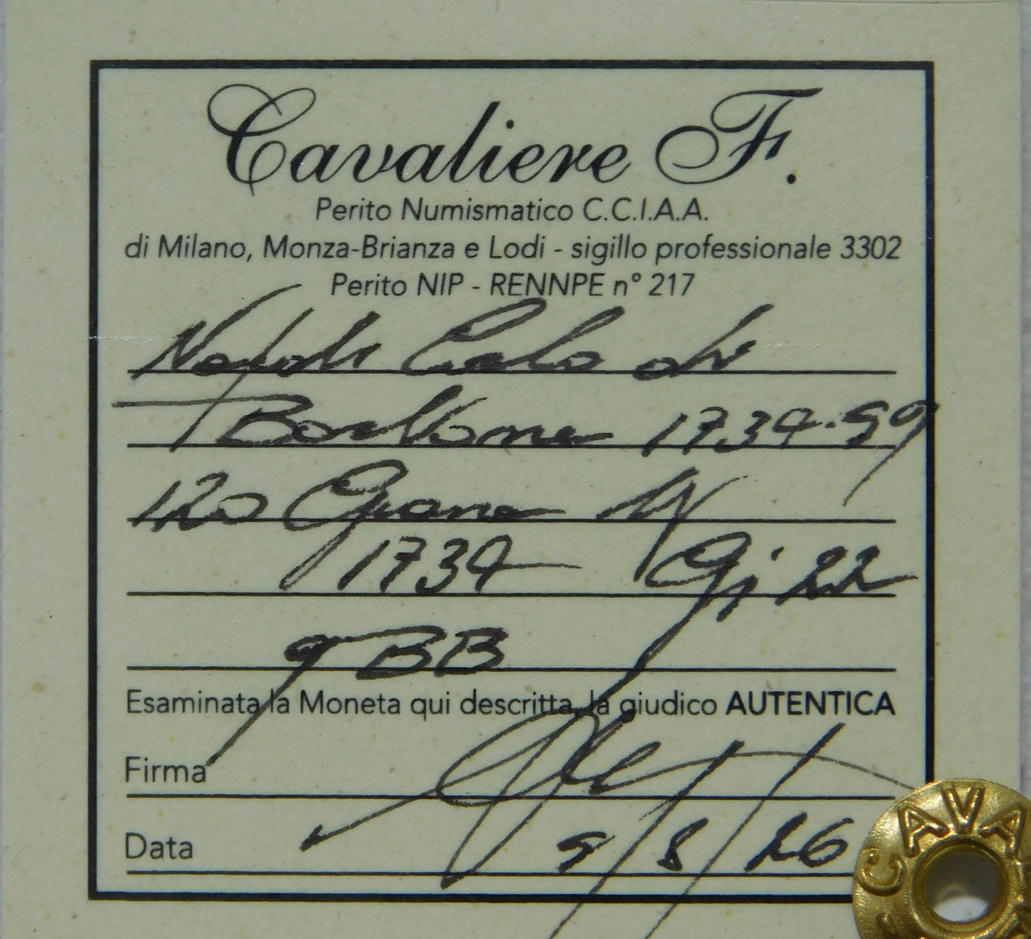 120 Grana 1734