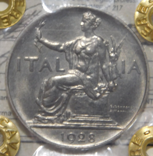 buono da 1 lira 1928