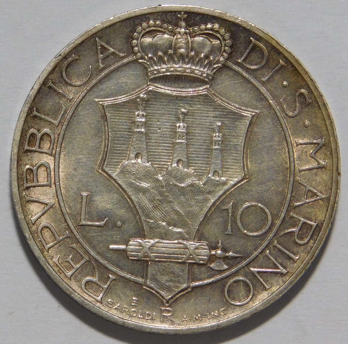 10 lire 1937