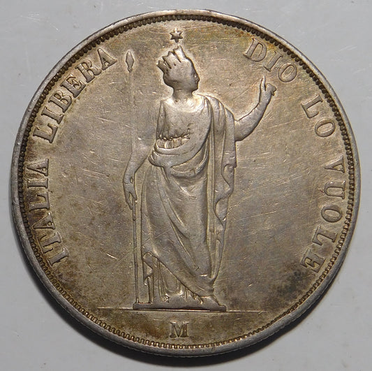 5 lire 1848